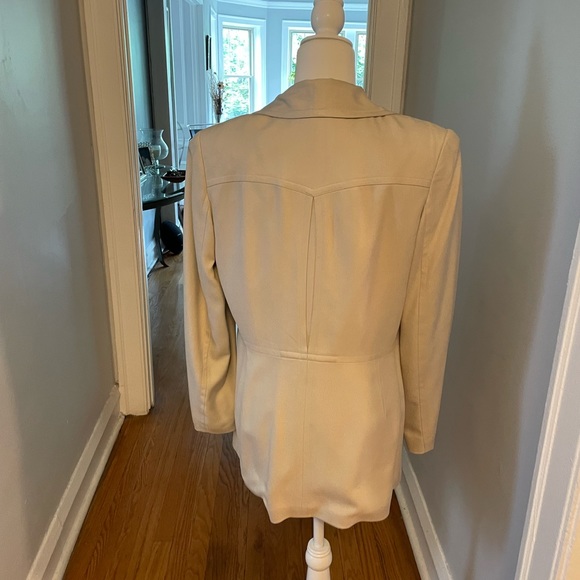 Banana Republic trench type suit jacket. - Picture 3 of 4